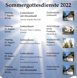 Sommergottesdienst 2022 - neu
