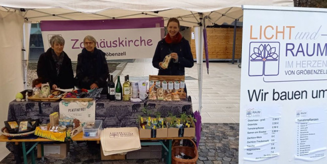 Bautagebuch 8.4.22 Wochenmarkt